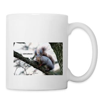 Eichhörnchen, Isibat - Tasse - Weiß - Rechts
