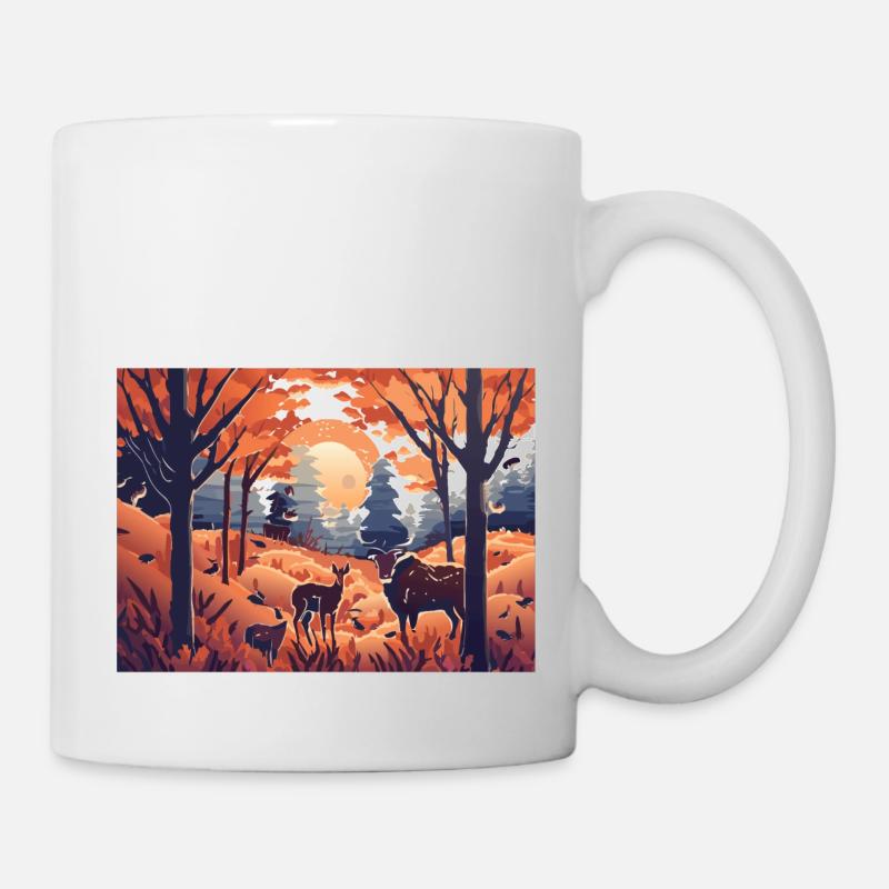 Fields under the Sun (Fall Collection) - Mug - white