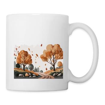 Nature in the Fall (Fall Collection #6) - Mug - white - Right