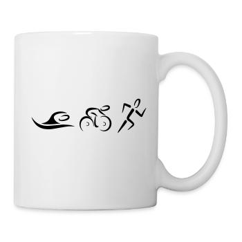 Triathlon - Tasse - Weiß - Rechts