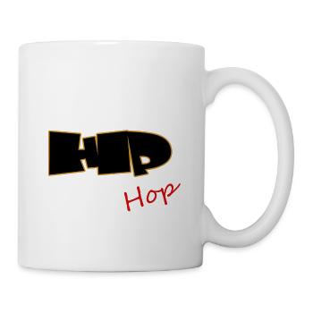 Hip Hop, Rap, Mic, MC, Breakdance - Tasse - Weiß - Rechts
