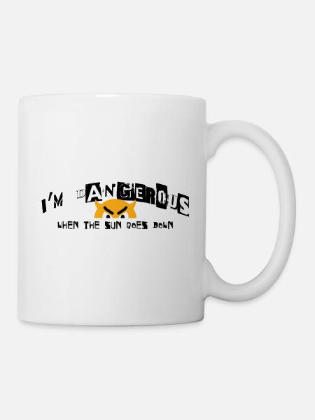 When the sun goes down - Mug - white