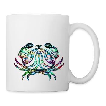 Krebs - Tasse - Weiß - Rechts