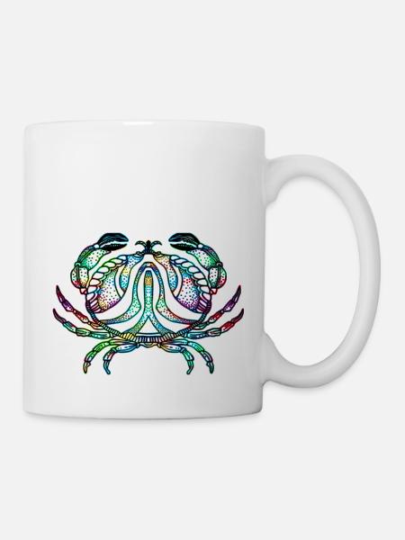 Krebs - Tasse - Weiß