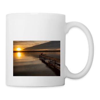 Sunset at Lake Ammersee - Mug - white - Right