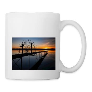 Sunset at Lake Ammersee - Mug - white - Right