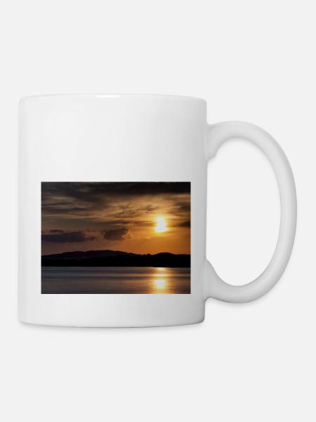 Sonnenuntergang am Staffelsee - Tasse - Weiß