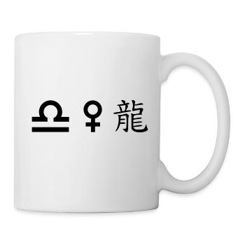 Balance Vénus Dragon - Mug blanc - blanc - Droite