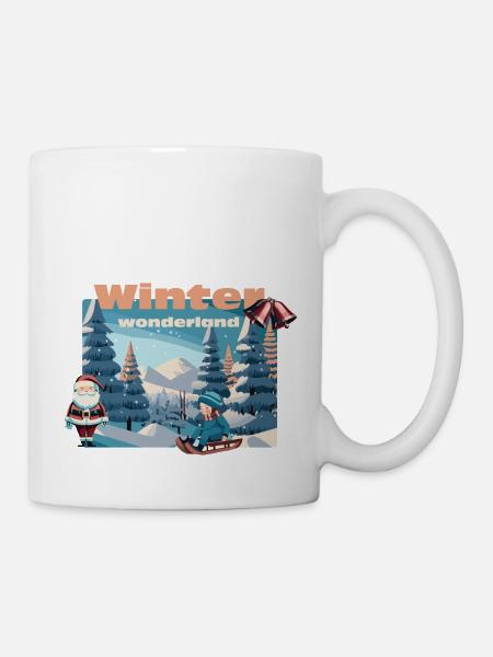 winter wonderland - Tasse - Weiß
