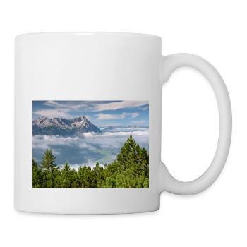 View from the to the Alpspitze and Zugspitze - Mug - white - Right