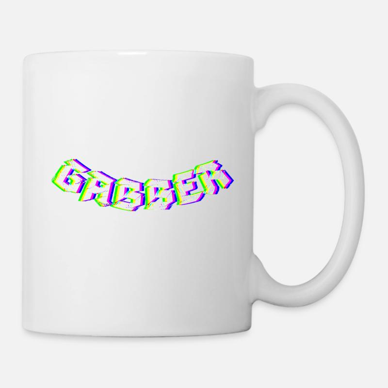 Gabber Hardcore Techno - Tasse - Weiß