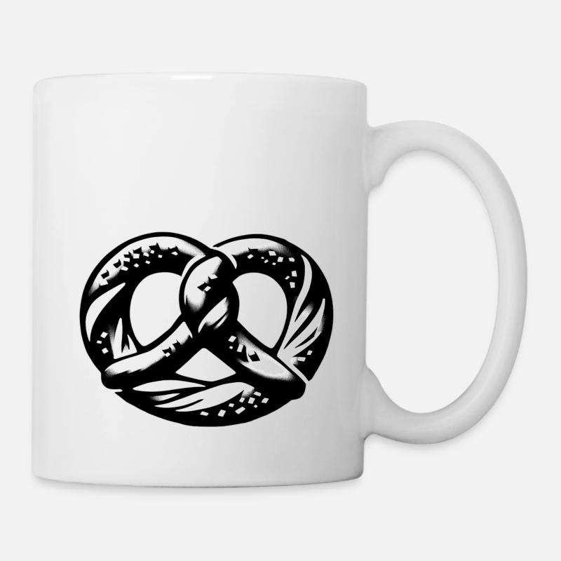 BREZEL Backwaren pretzel - Tasse - Weiß