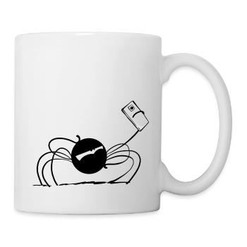 Beth l'araignée - Le selfie - Mug blanc - blanc - Droite