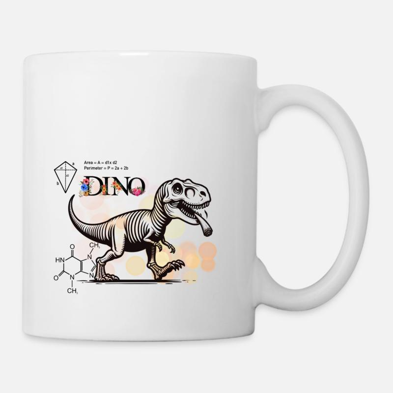 Dino - Tasse - Weiß