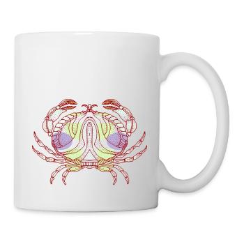 Krebs - Tasse - Weiß - Rechts