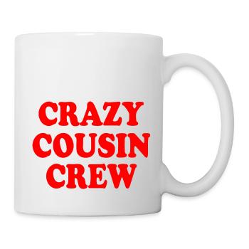 Crazy cousin crew - Mug - white - Right