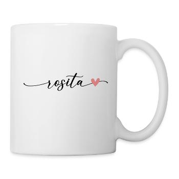 Rosita Name Calligraphy Font - Mug - white - Right
