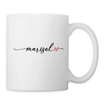 Marisol Name Calligraphy Font - Mug - white - Right