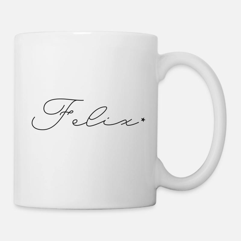 Name Felix - Tasse - Weiß