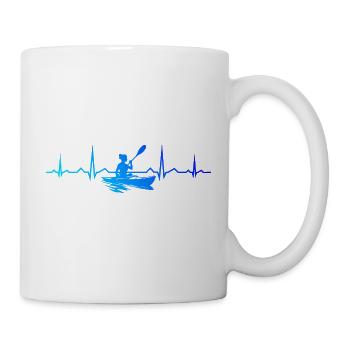 Kayak Canoë Kayak Hommes Femmes Kayak - Mug blanc - blanc - Droite