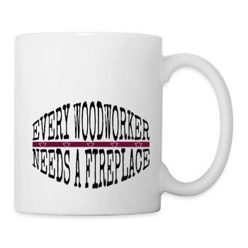 Tronçonneuse Arboristes Sabrina Charpentier T-shirts - Mug blanc - blanc - Droite