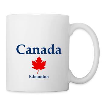 Edmonton - Alberta - Canada - Kanada - Mug blanc - blanc - Droite