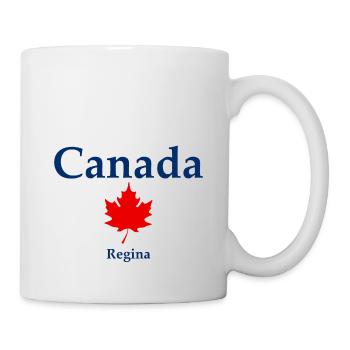 Regina - Saskatchewan - Canada - Kanada - Tasse - Weiß - Rechts