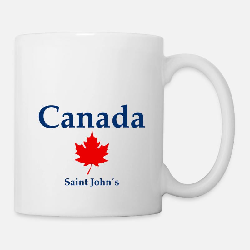 Saint John´s - Canada - Kanada - Tasse - Weiß
