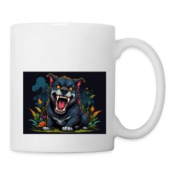 Hund - Tasse - Weiß - Rechts