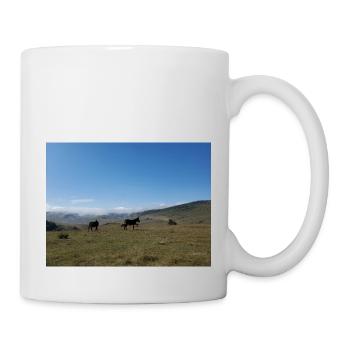 Donkeys, Mountains, Meadows - Mug - white - Right
