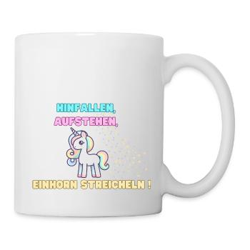 Einhorn - Tasse - Weiß - Rechts