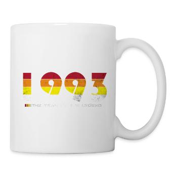 Jahrgang 1993 - Das Jahr der Legende - Retro 31 - Tasse - Weiß - Rechts