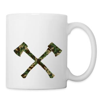 Hache - Mug blanc - blanc - Droite