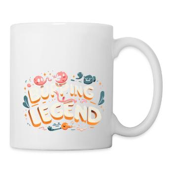 Burping Legend 19 - Tasse - Weiß - Rechts