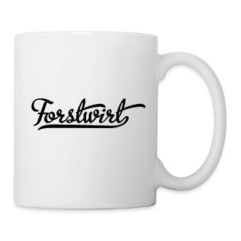 Forstwirt - Tasse - Weiß - Rechts