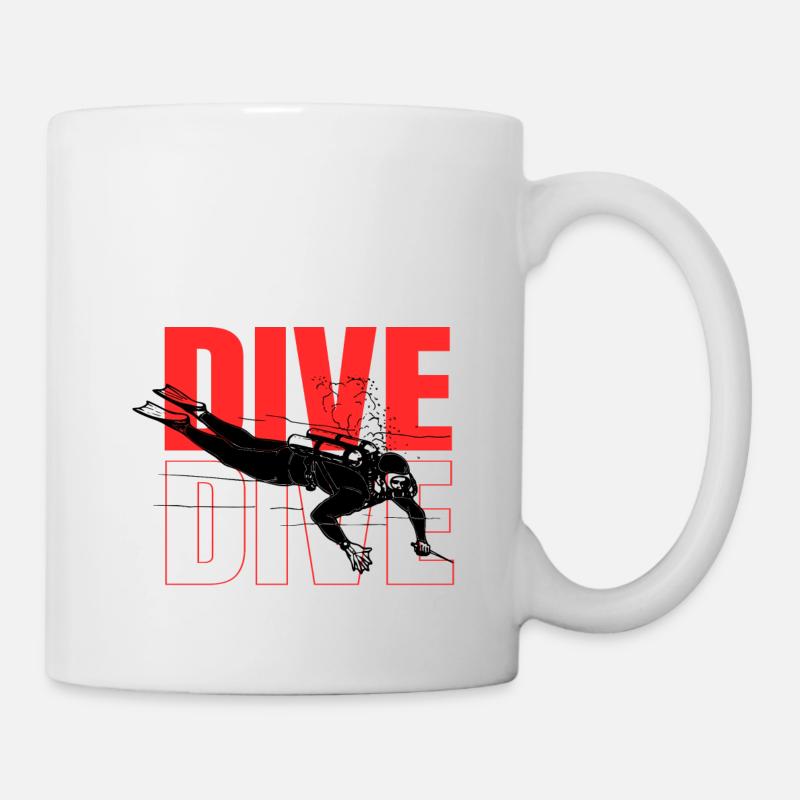 Scuba Diver - Mug blanc - blanc