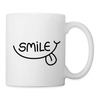 Smile - Tasse - Weiß - Rechts