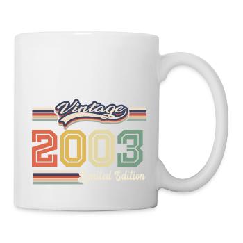 Geburtstagsgeschenk 2003 Fantastisch seit 2003 - Tasse - Weiß - Rechts