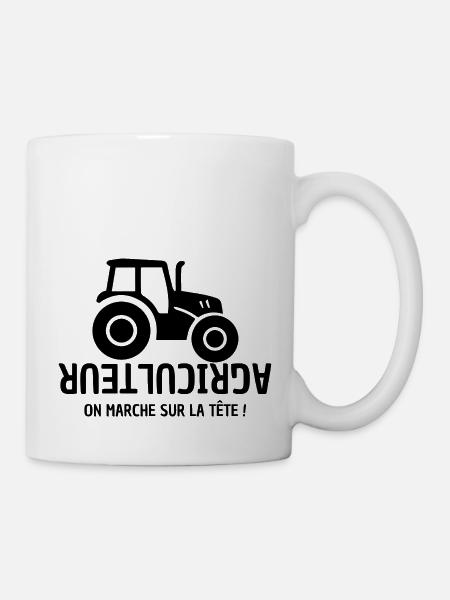 Bauer, Bauer, Bauer, Traktor - Tasse - Weiß