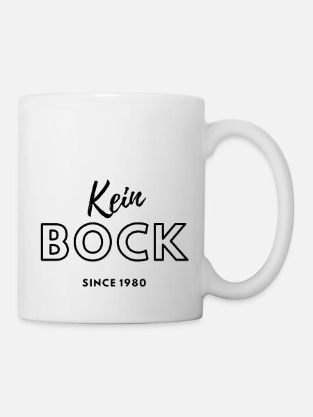 Kein Bock since 1980 - Tasse - Weiß