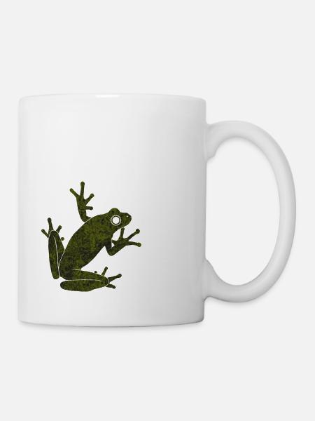 Frosch - Tasse - Weiß
