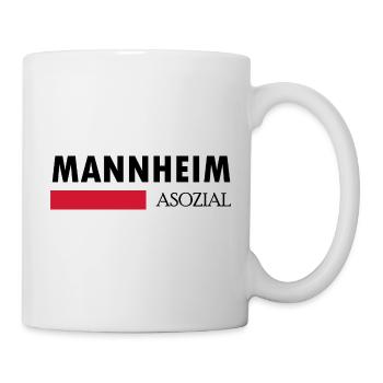 Mannheim Monnem Mannheimat - Tasse - Weiß - Rechts