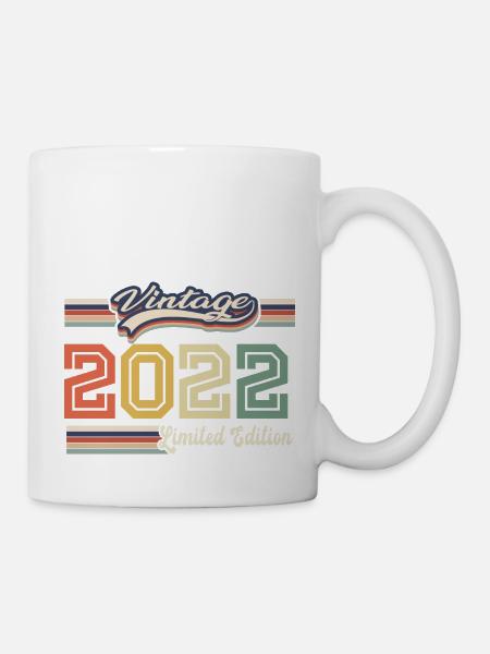 Cadeau D'anniversaire 2022 Génial Depuis 2022 vint - Mug blanc - blanc