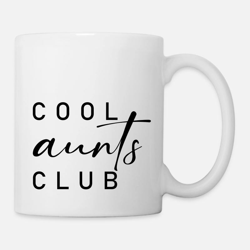 cool aunts club - Tasse - Weiß