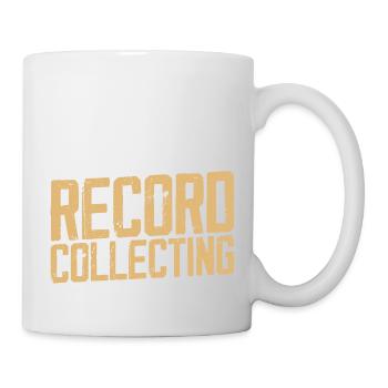 Je pourrais arrêter de collectionner des disques, mais je ne suis pas un abandonneur - Mug blanc - blanc - Droite