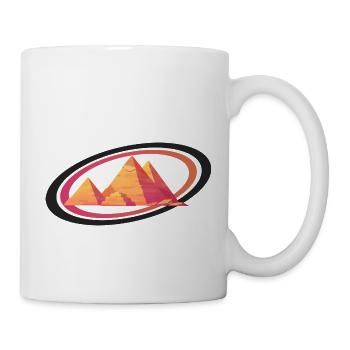 Pyramiden von Ägypten - Tasse - Weiß - Rechts