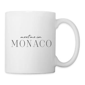 Monaco Glamour T-Shirt - Tasse - Weiß - Rechts