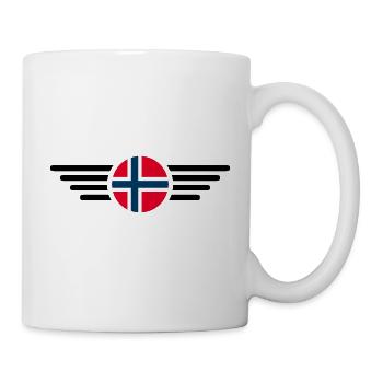 Norway T-Shirt: Nordic Style - Mug - white - Right