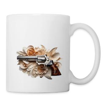 Steel and flowers - Tasse - Weiß - Rechts