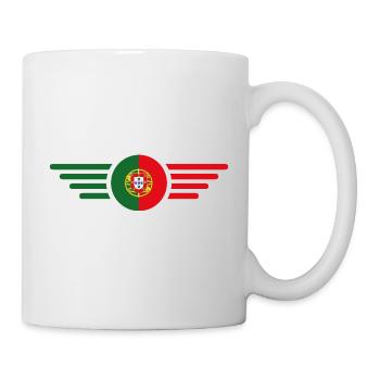Portugal Style Design T-Shirt - Mug blanc - blanc - Droite